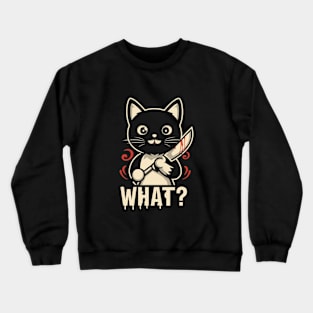 Spooky Lockdown Cat Crewneck Sweatshirt